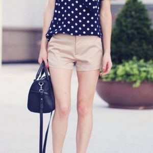 Jcrew chino broken in size 00 tan shorts